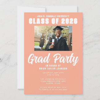 Convites Personalizado Moderno para Graduados