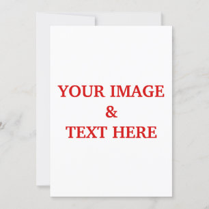 Convites Personalizado Personalizado Sua Própria Foto