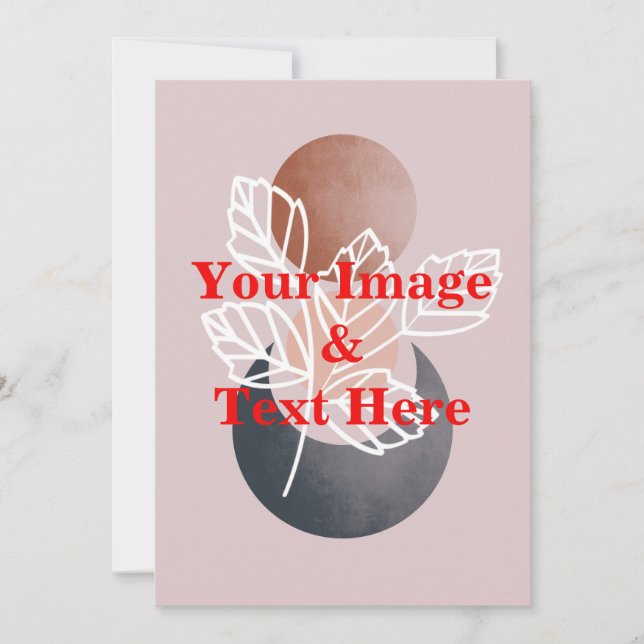 Convites Personalizado Personalizado Sua Própria Fotografia (Frente)