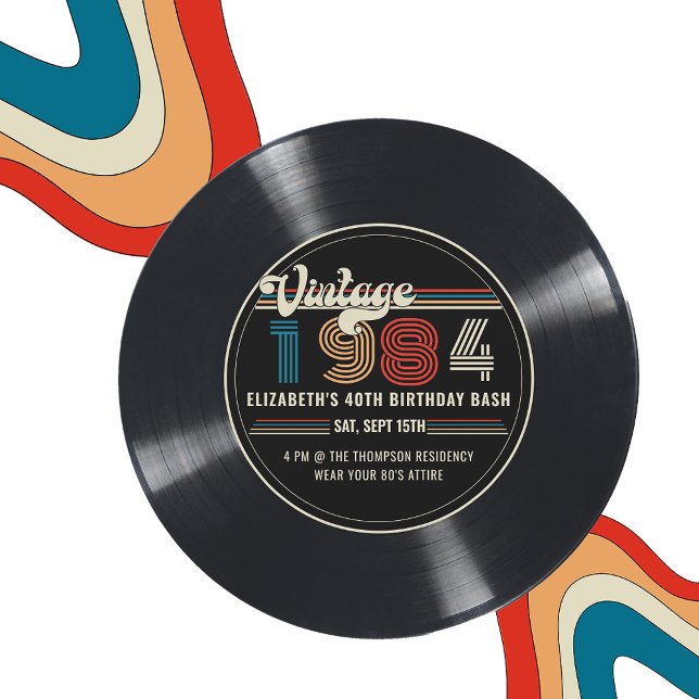 Convites Personalizado Qualquer Idade de Imagem Personaliza (Criador carregado)