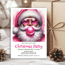 Convites Personalizado Rosa Papai Noel Chiclete Natal Diver