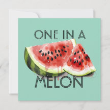 Personalizado UMA EM UM MELÃO Garota de Aniversári