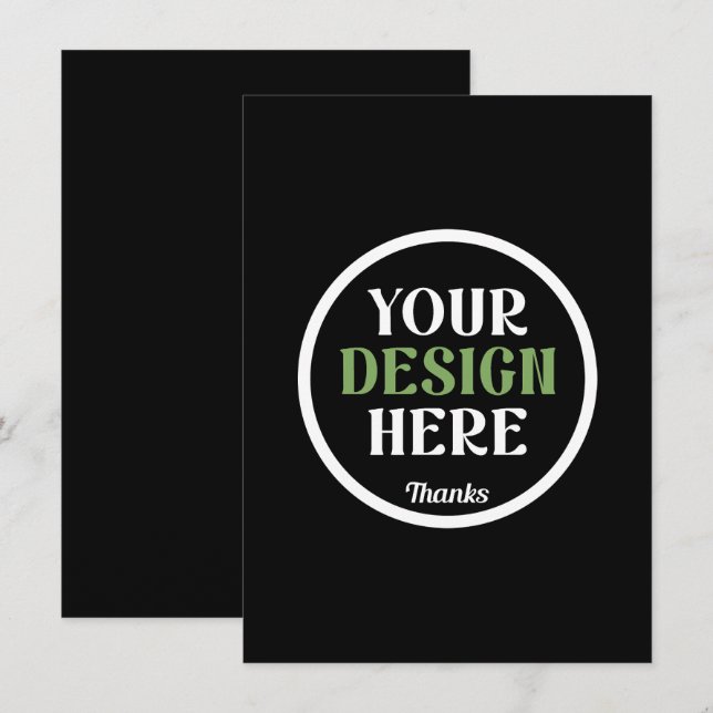 Convites personalizado, único, elegante e minimalista (Frente/Verso)