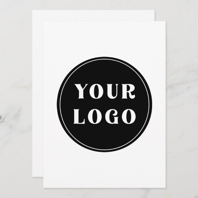 Convites personalizado, único, elegante e minimalista (Frente/Verso)