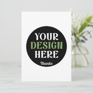 Convites personalizado, único, elegante e minimalista hersh