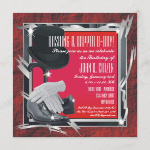 Convites Personalizados 5,25 X 5,25 - Vermelho