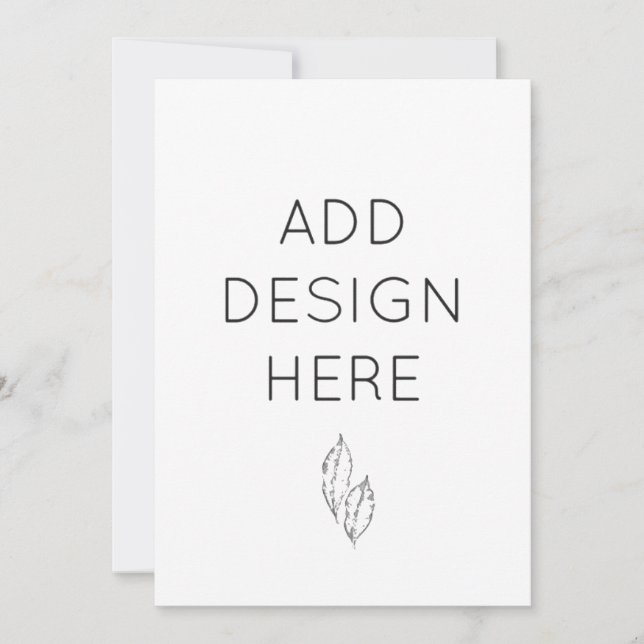 Convites Personalizados 5x7" Impressão (Frente)