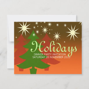 Convites personalizados da Árvore de Natal Sparkly