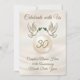 Convites Personalizados de Aniversário de 30 Anos 