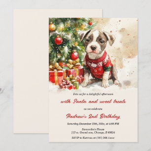 Convites Personalizados de Aniversário de Natal
