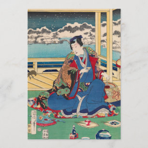 Convites personalizados de arte japonesa