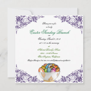 Convites Personalizados de Brunch de Domingo de P