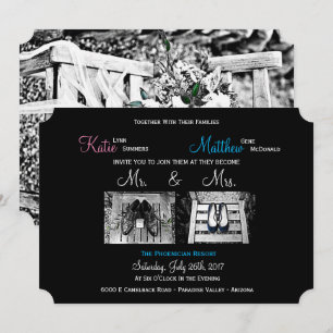 Convites personalizados de casamento - Adicione su