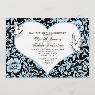 convites personalizados de festa de noivado bonita