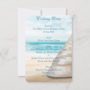Convites Personalizados de Menu de Casamento na Pr
