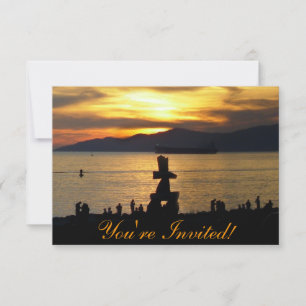 Convites Personalizados de Vancouver RSVP de Vanco