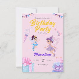 convites personalizados e anúncios Cartão de anive