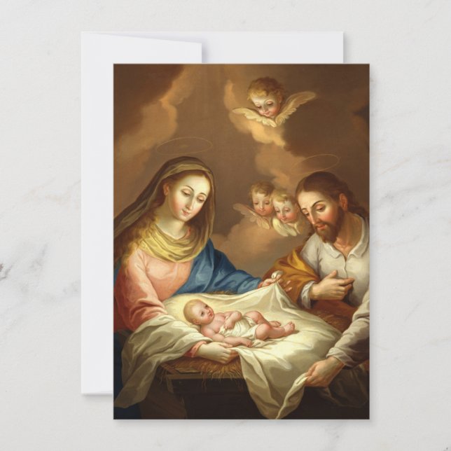 Convites personalizados "La Natividad" (Frente)