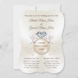 Convites personalizados para Casamento de Pássaros