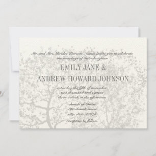 Convites Personalizados para Casamentos de Árvores