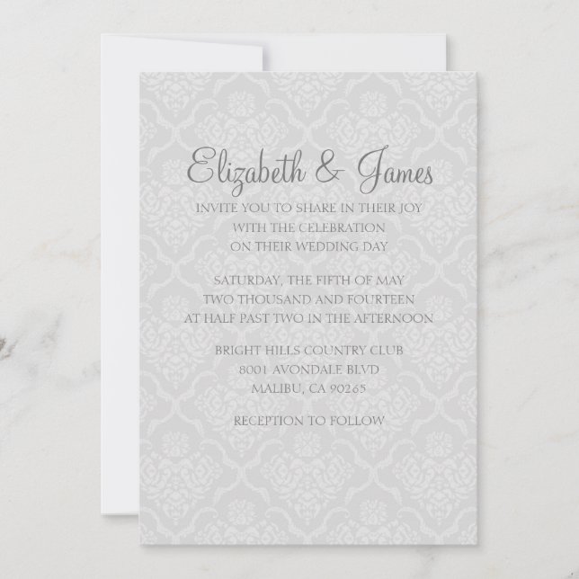 Convites personalizados para Casamentos tema damas (Frente)