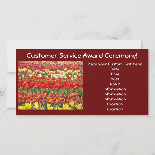 Convites Personalizados para Cerimônia de Premiaçã (Frente)