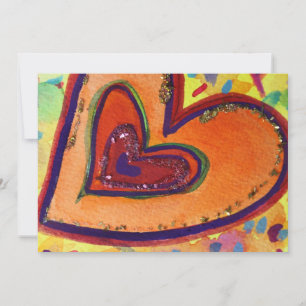 Convites Personalizados para Corações Felizes ou