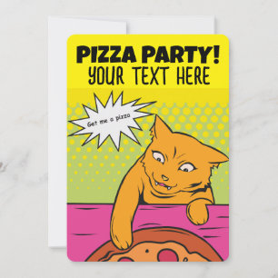 CONVITES PERSONALIZADOS PARA CRIANÇAS DO PIZZA PAR