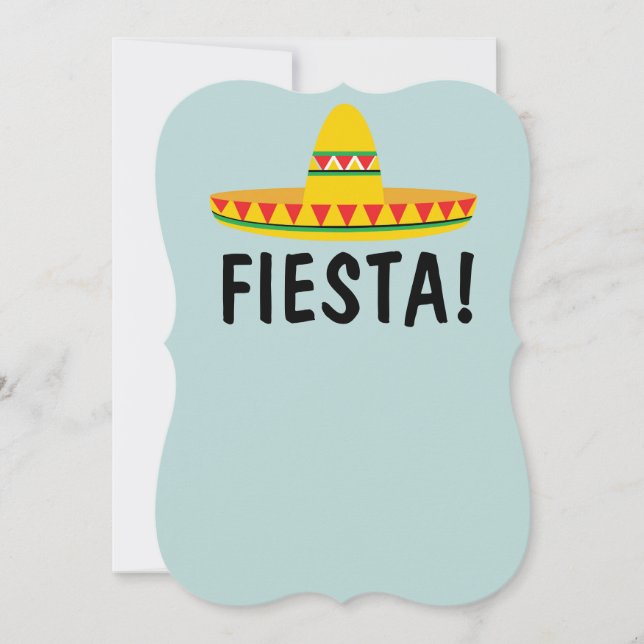 CONVITES PERSONALIZADOS PARA FESTA MEXICANA (Frente)
