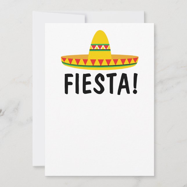 CONVITES PERSONALIZADOS PARA FESTA MEXICANA (Frente)