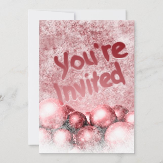 Convites Personalizados para Festas de Natal de Cr (Frente)