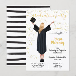 Convites personalizados para graduação em retrato