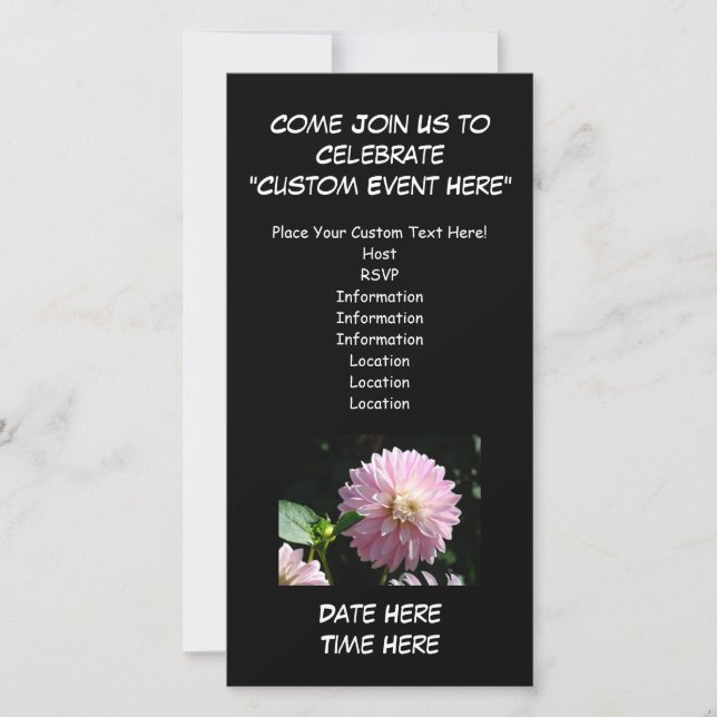 Convites personalizados Venha se juntar a nós para (Frente)