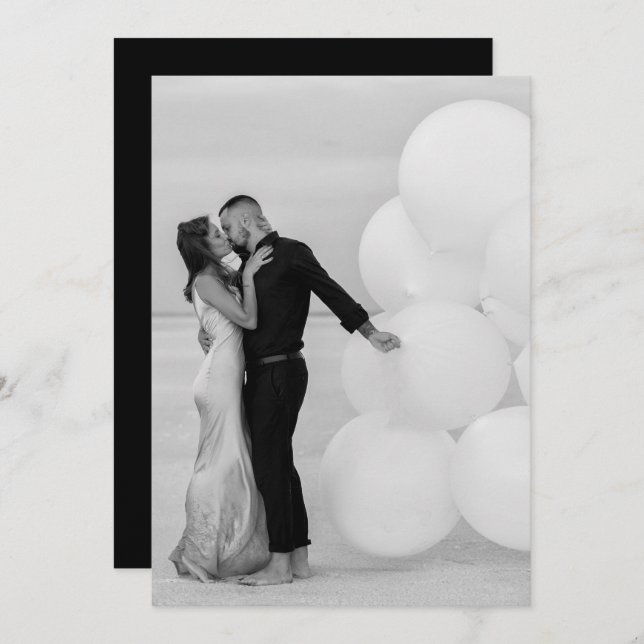 Convites Personalizar Adicionar Foto Própria Casamento Salv (Frente/Verso)