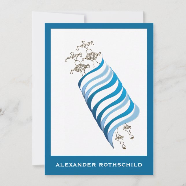 Convites Personalizar Alexander Chanoch (Frente)