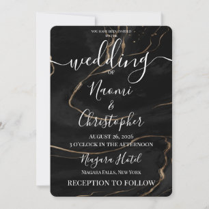 Convites Personalizar: Casamento com Tinta Alcoólica Veia O