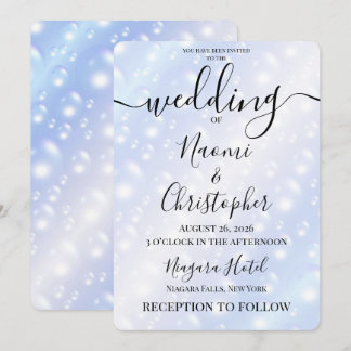 Convites Personalizar: Casamento Conto de Fadas com Brilho