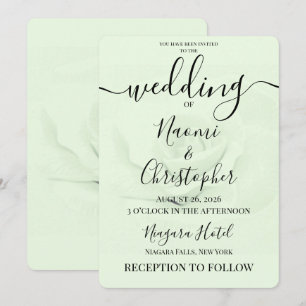 Convites PERSONALIZAR: Casamento Rosa Suave