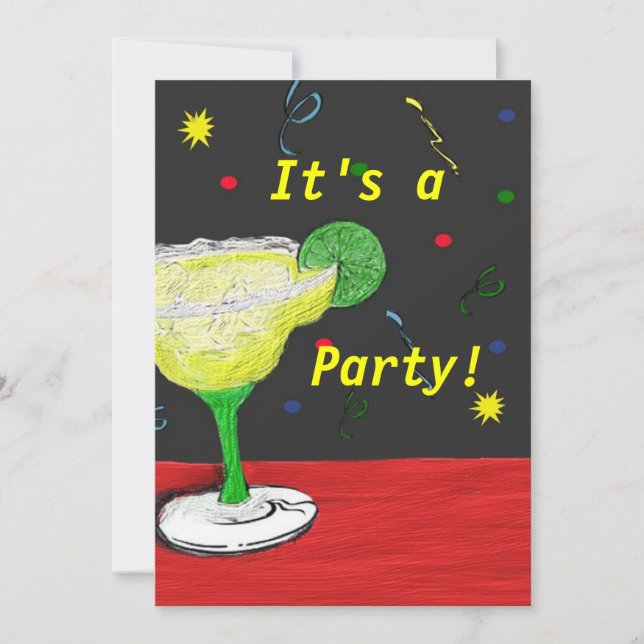 Convites Personalizar é uma festa (Frente)