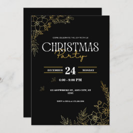 Convites personalizar festa de Natal