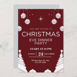 Convites personalizar festa de Natal