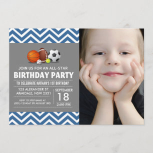Convites Personalizar uma foto de festa de aniversário des