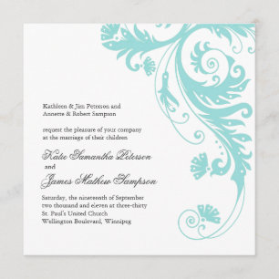 Convites personalizáveis de casamento