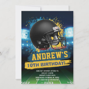Convites Personalize a Festa de Observação de FUTEBOL Ameri