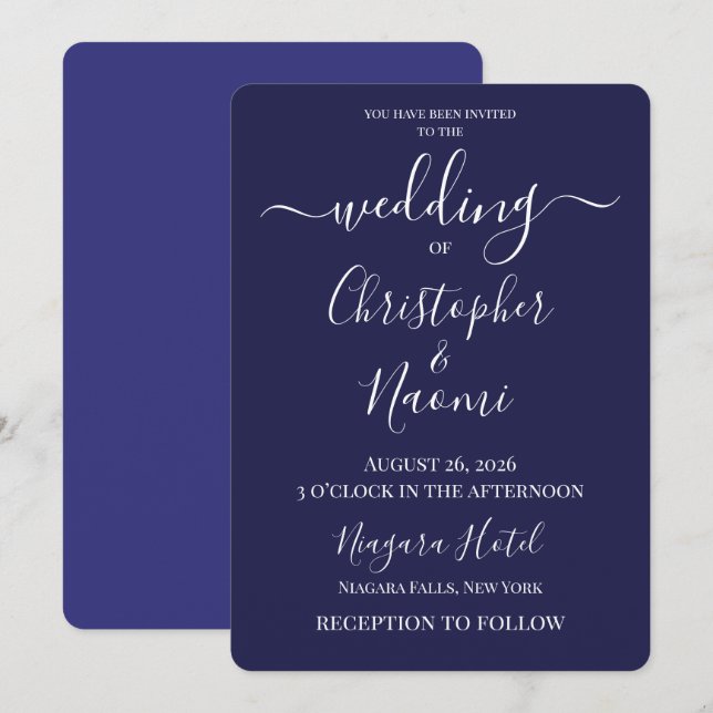 Convites PERSONALIZE - Crie Seu Próprio Casamento Personali (Frente/Verso)