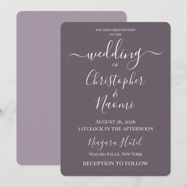 Convites PERSONALIZE - Crie Seu Próprio Casamento Personali (Frente/Verso)