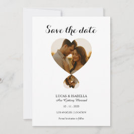 Convites Personalize Photo save the date card