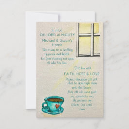 Convites Personalized Bless This Home – Prayer Card