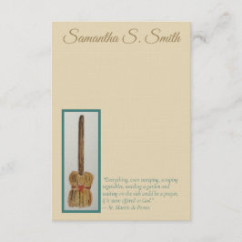 Convites Personalized Broom - St. Martin de Porres Notecard