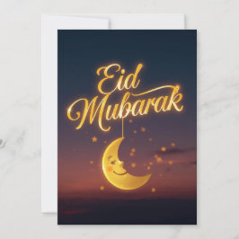 Convites Personalized Eid Mubarak Greeting card